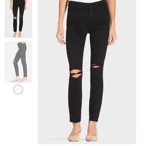 Paige black denim verdugo ankle